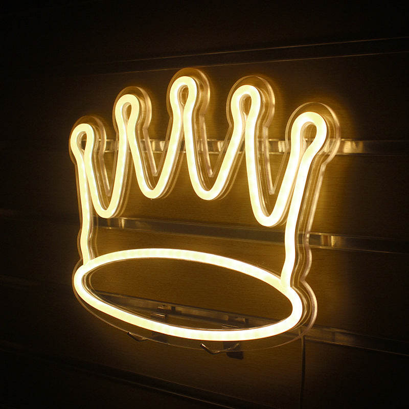 Luminous Crown LED Neon Light