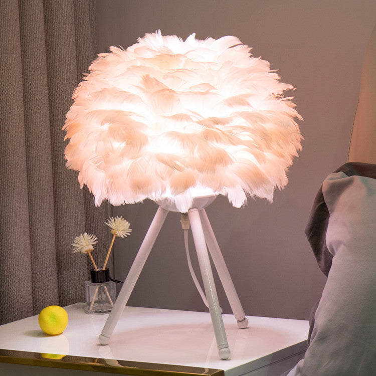 Feather Lamp