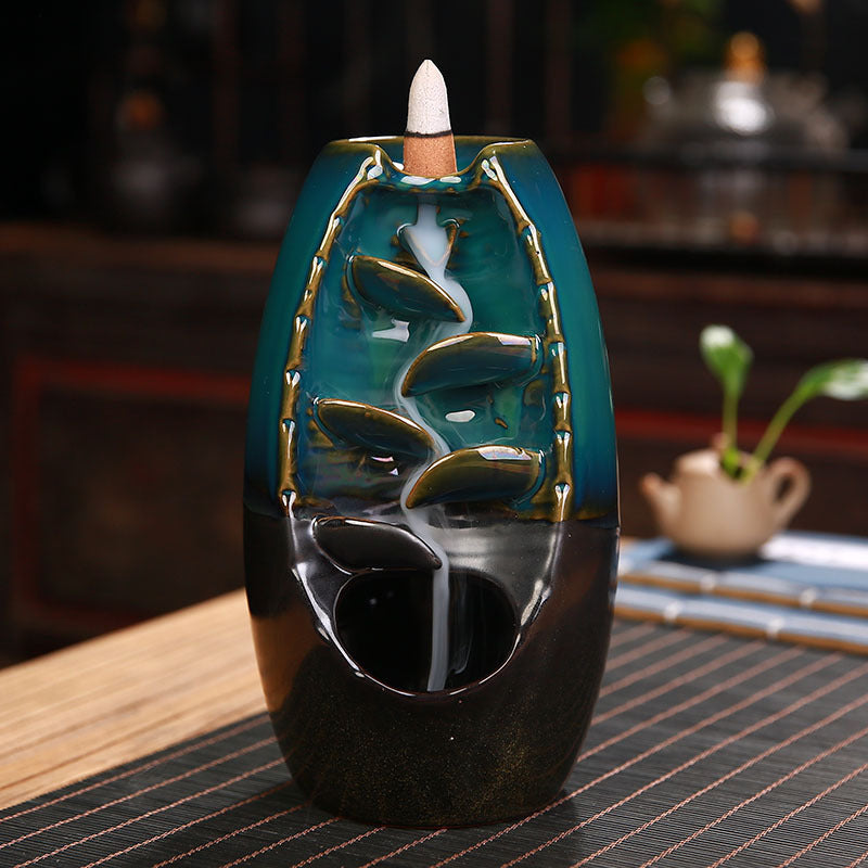 Back Flow Ceramic Censer Sandalwood