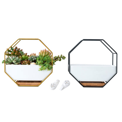 Nordic Minimalist Octagon Geometric Shelf Bracket