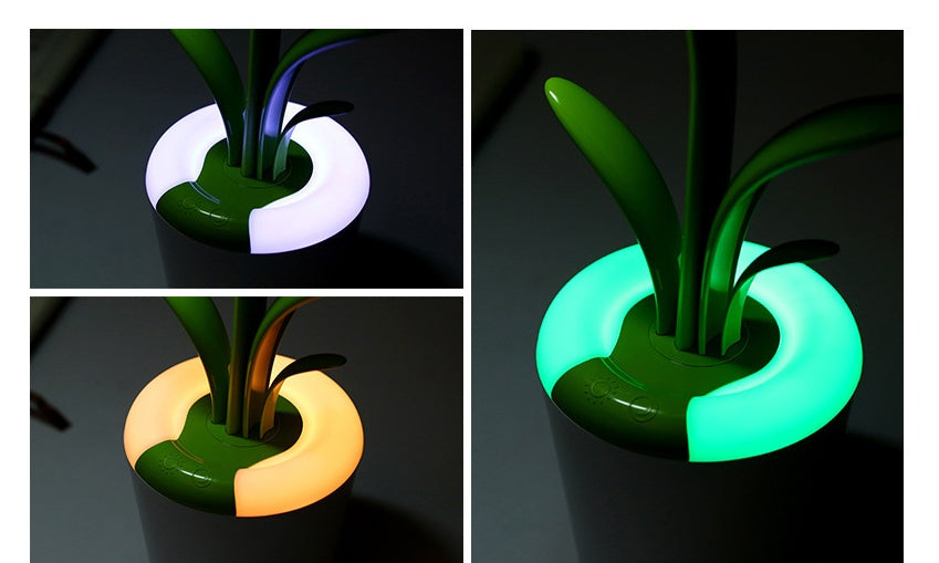 LED Plant Design Table Lamp