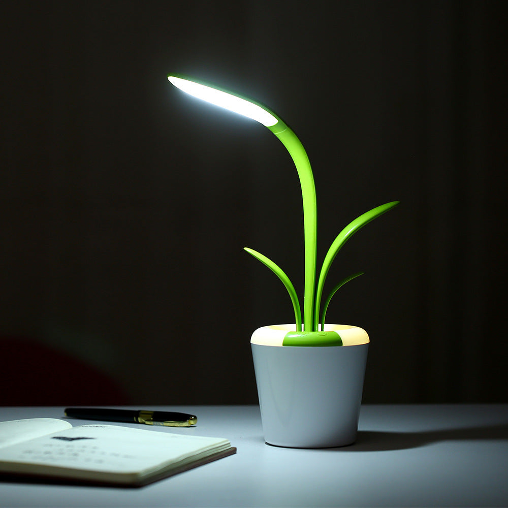 LED Plant Design Table Lamp