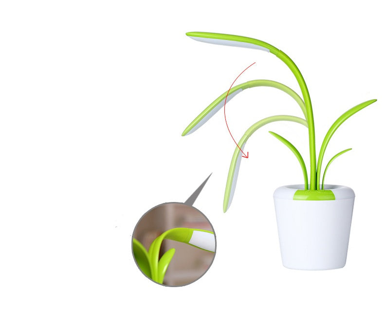 LED Plant Design Table Lamp