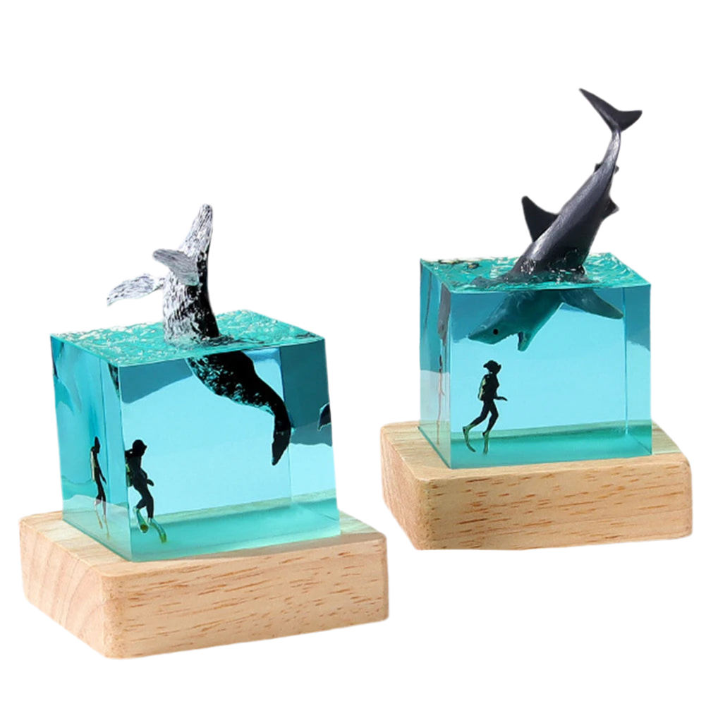 Ocean Shark Diver Decoration