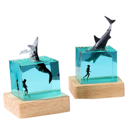 Ocean Shark Diver Decoration