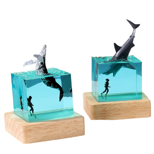 Ocean Shark Diver Decoration