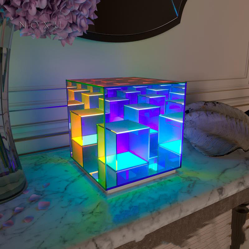 Creative Night Light Acrylic Cube LED