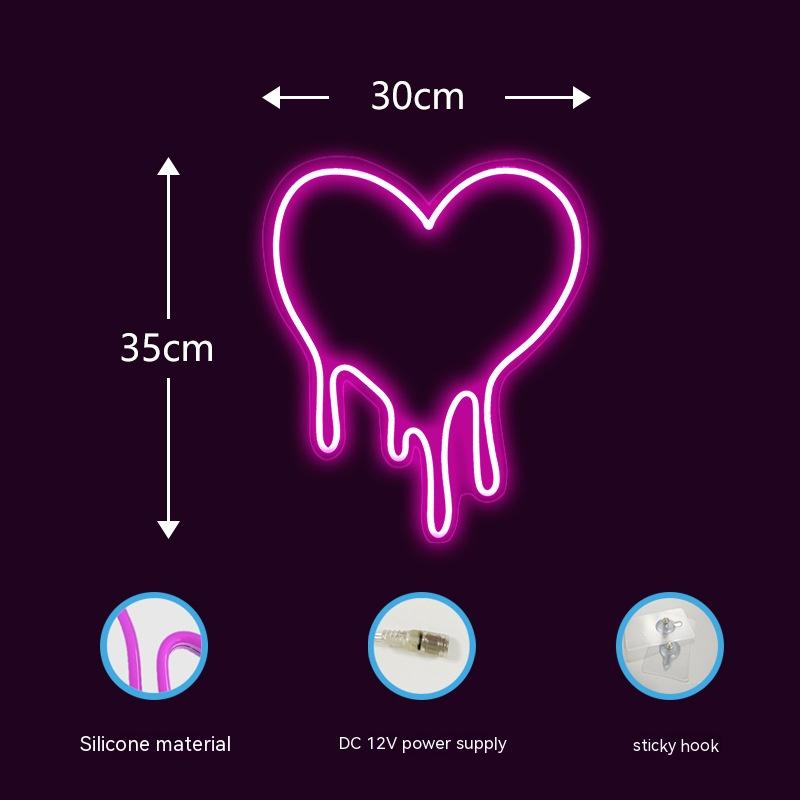 Melting Heart LED Neon Light