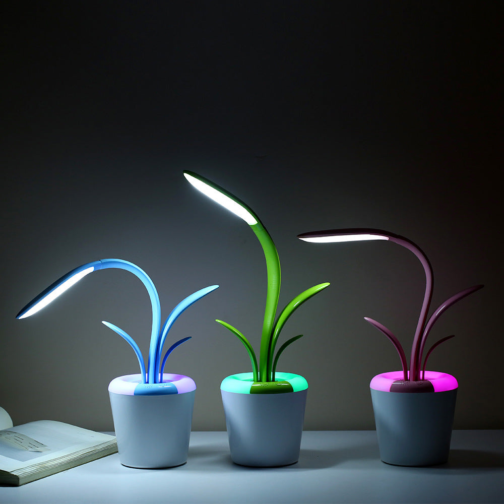 LED Plant Design Table Lamp