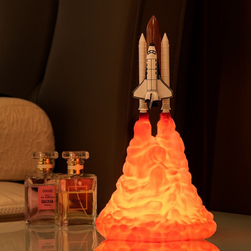 3D Print Rocket Space Shuttle Lamp Night LampIncline VineCJJZSNSN00346-A 11in