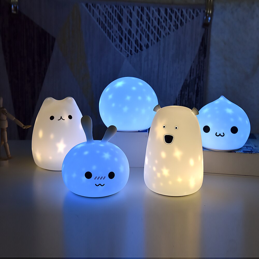 Projection Silicone Night Light LED