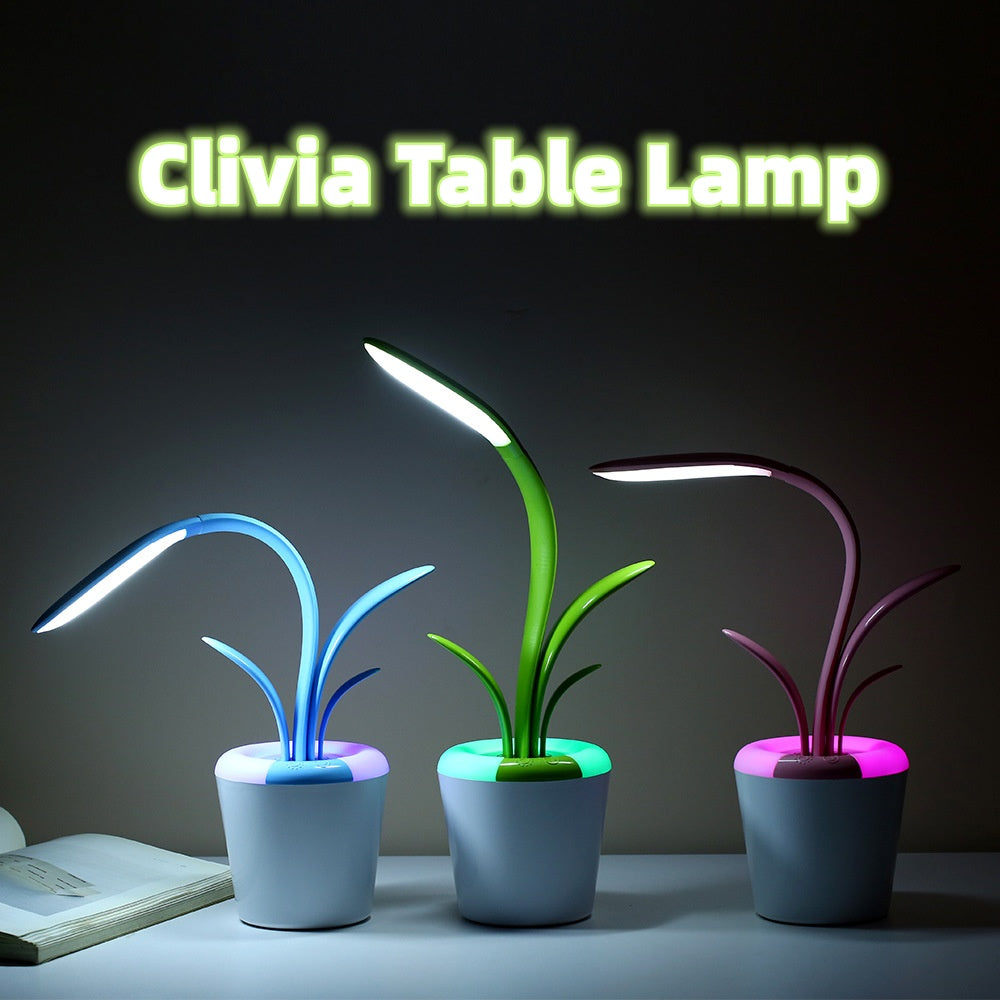 LED Plant Design Table Lamp