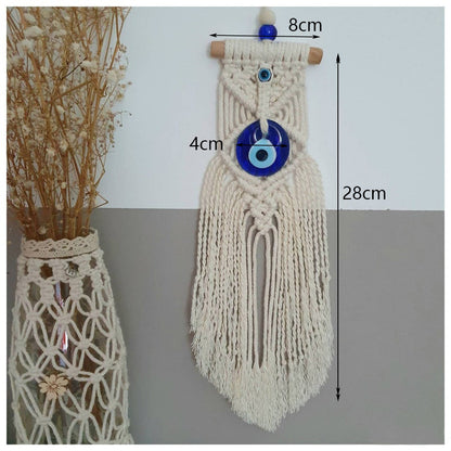 Hand Woven Cotton Tapestry Pendant