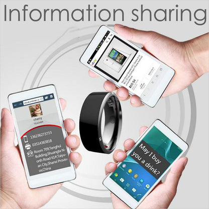 Smart Ring l Black/ White High-tech