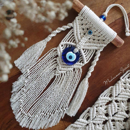 Hand Woven Cotton Tapestry Pendant