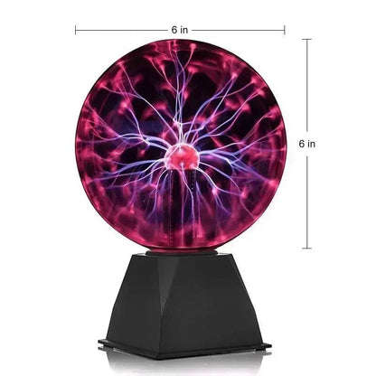 8 Inch Sound Control Magic Plasma Ball Lamp LEDIncline Vine14:200002984#6 inch Red EU plug;249:200006305#Only Touch Sensitive