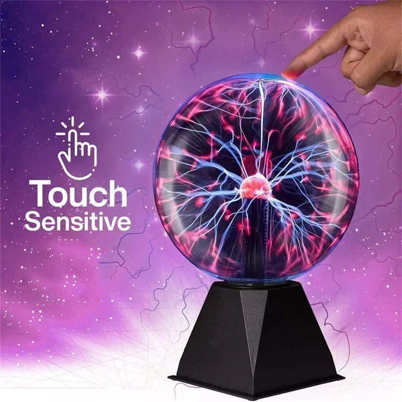 8 Inch Sound Control Magic Plasma Ball Lamp LEDIncline Vine14:29#3 inch Battery-USB;249:200006305#Only Touch Sensitive