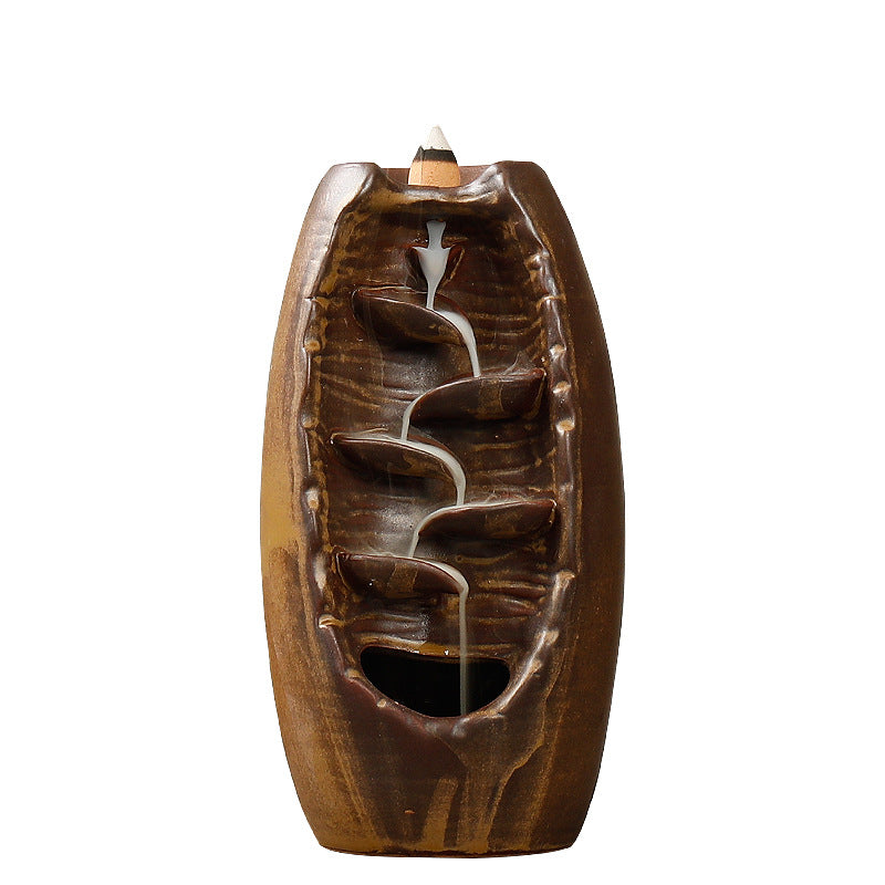 Back Flow Ceramic Censer Sandalwood