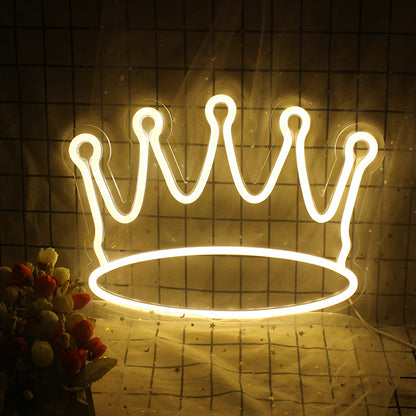 Luminous Crown LED Neon Light