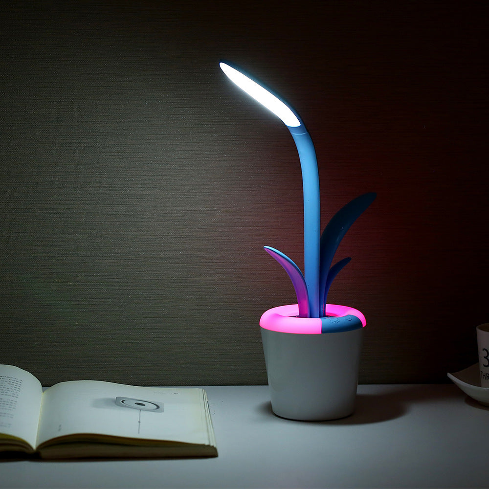 LED Plant Design Table Lamp