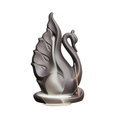 Swan Incense Burner Ceramic