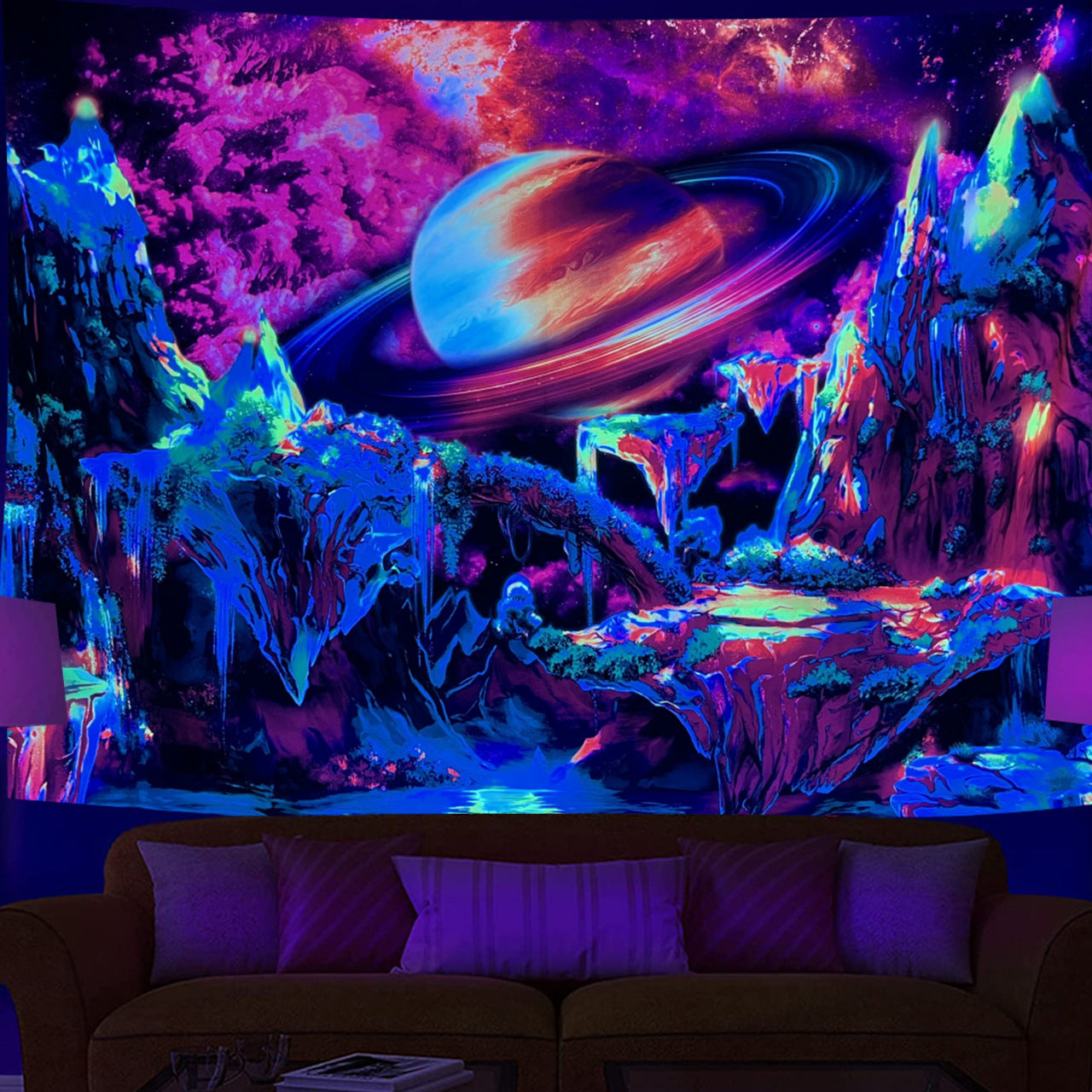 UV Neon Tapestry