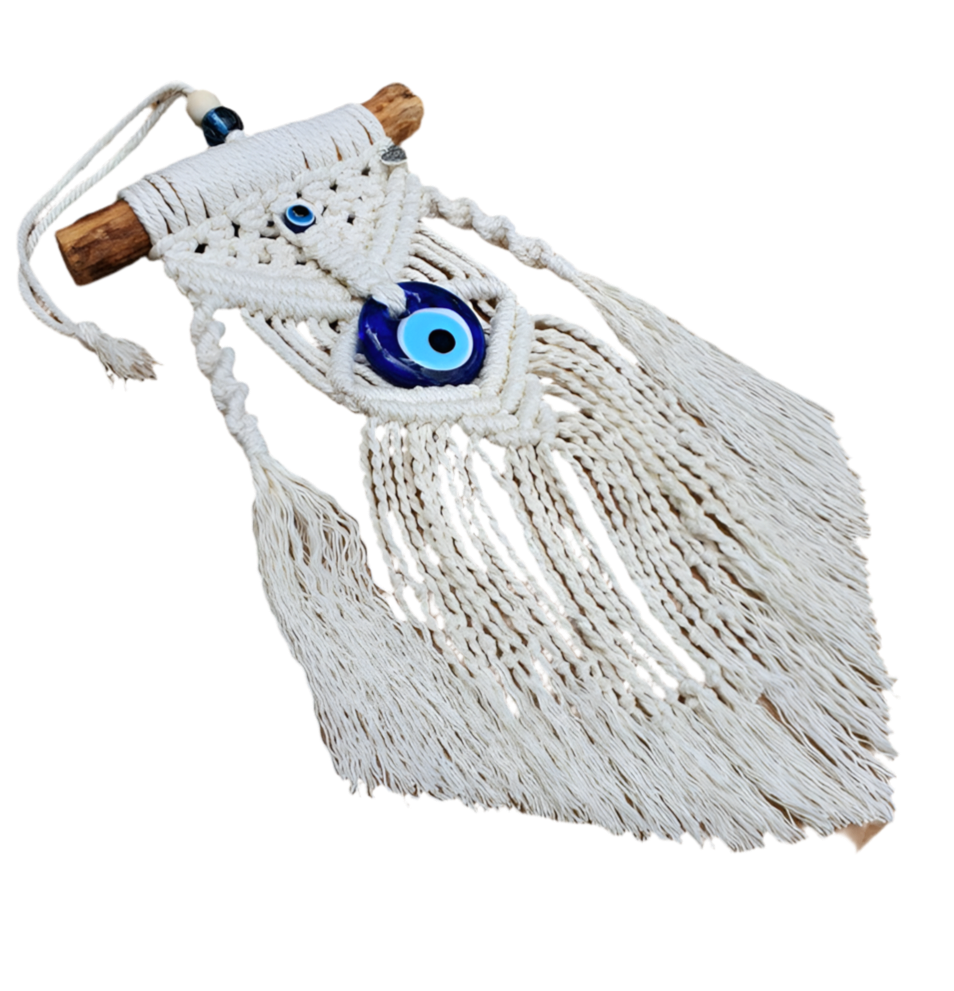 Hand Woven Cotton Tapestry Pendant