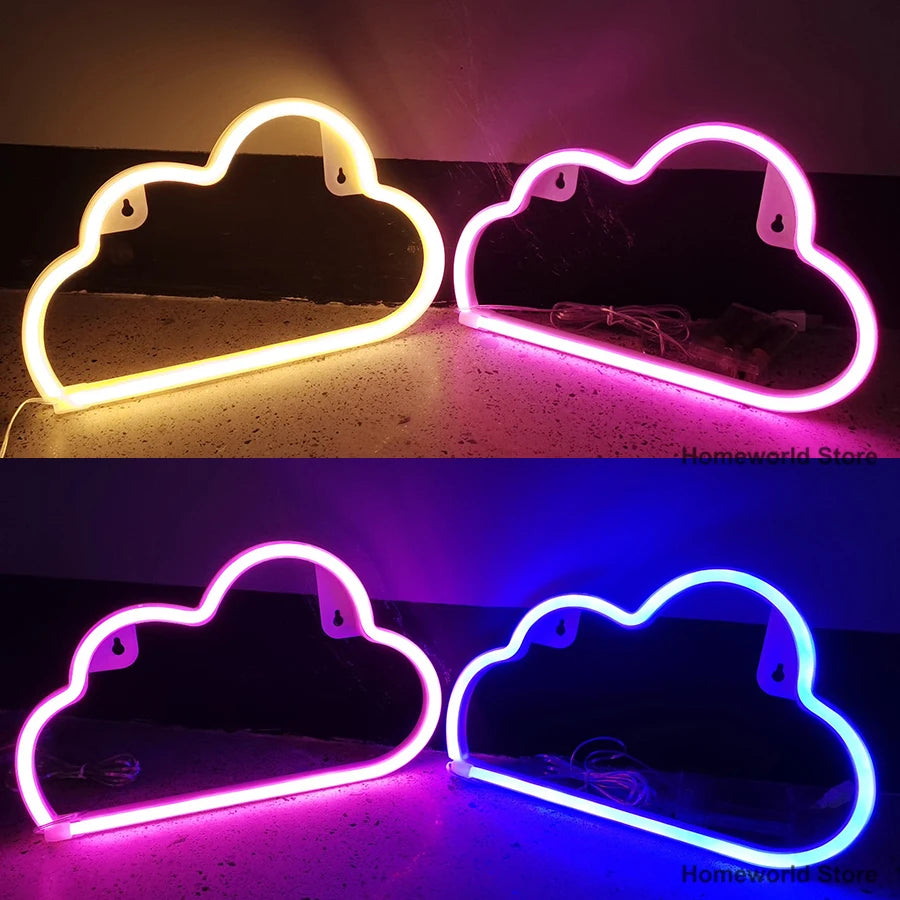 Cloud Sign Neon Light LED