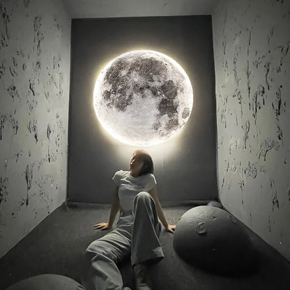 LED Moon Wall Light