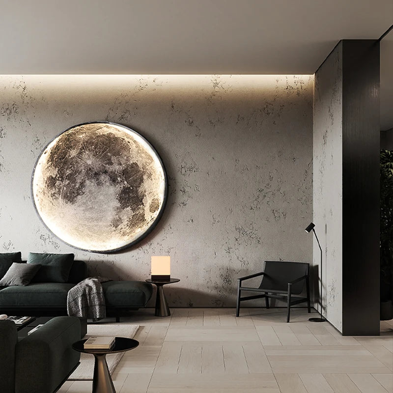 LED Moon Wall Light