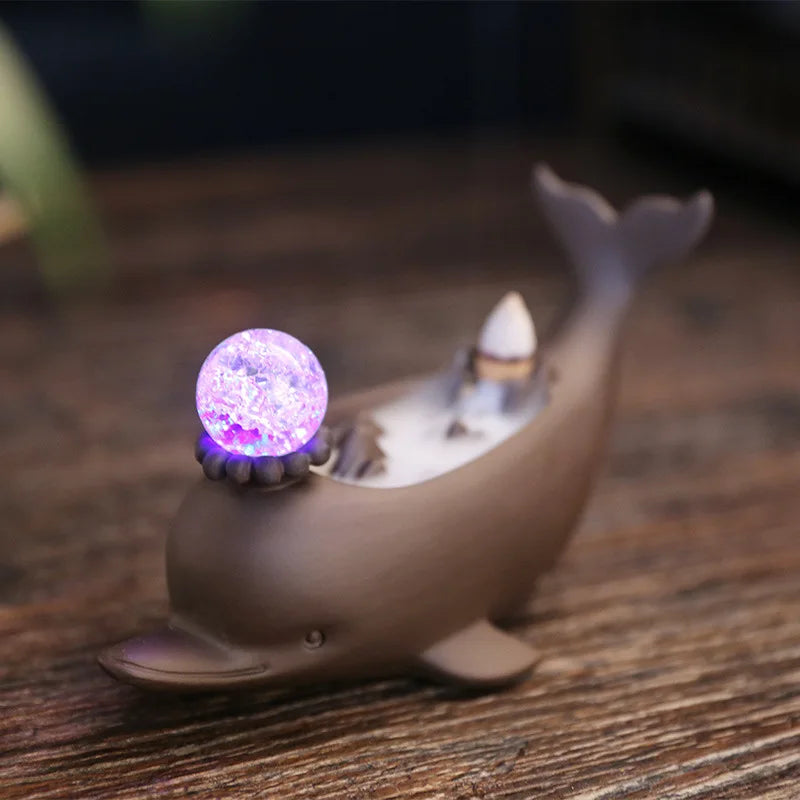 Dolphin LED Incense Burner