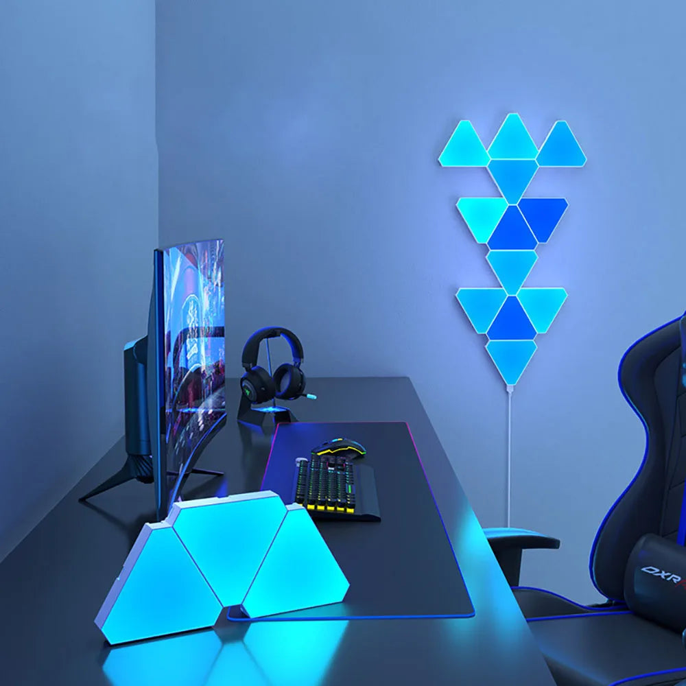 Triangular Quantum LED Wall Light