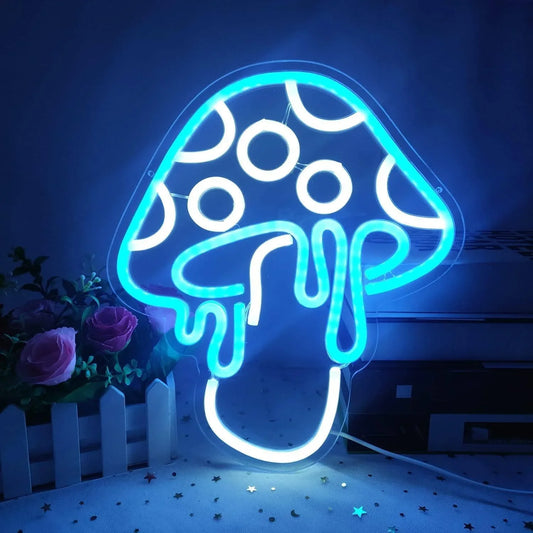 Mushroom Neon Light