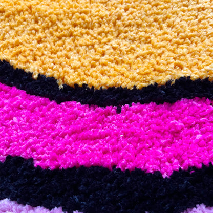 Cherry Bomb Rug Pink Tufted Carpet