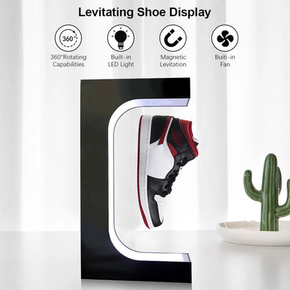 LED Floating Shoe Rack (Rotates 360 Degrees)