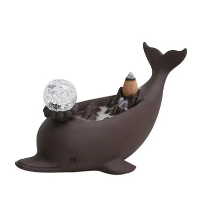 Dolphin LED Incense Burner