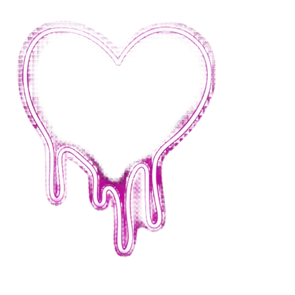 Dripping Heart Neon Sign