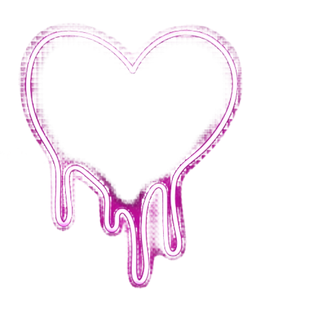 Dripping Heart Neon Sign