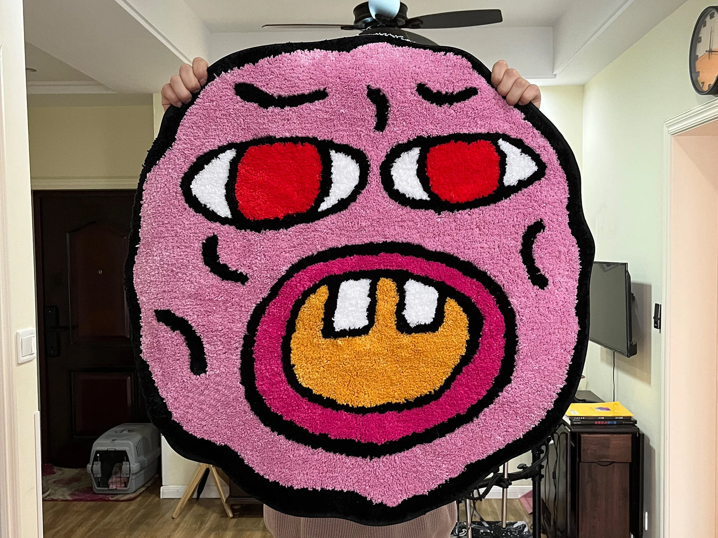 Cherry Bomb Rug Pink Tufted Carpet