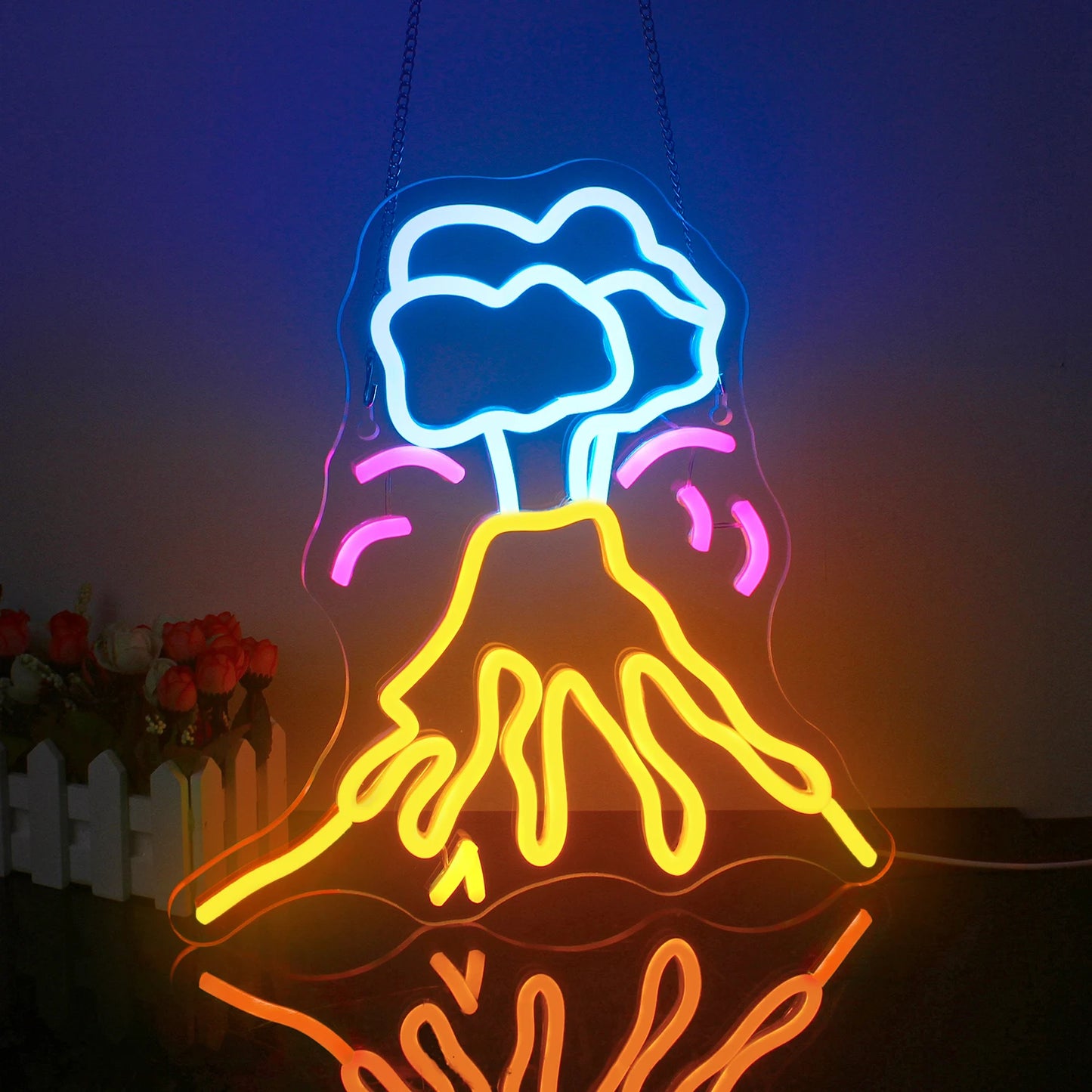 Volcano LED Neon Sign