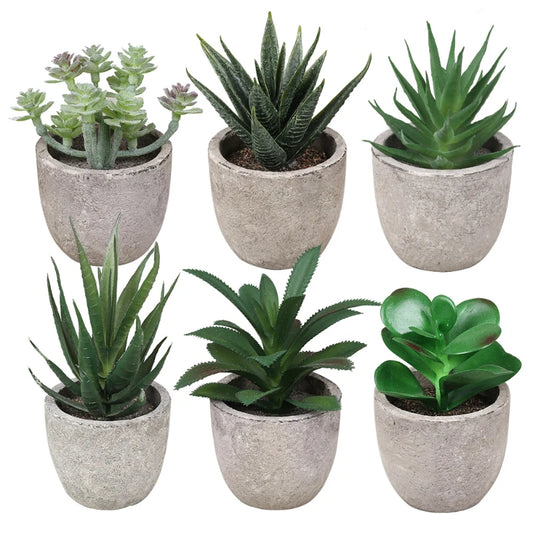 Multiple Mini Artificial Plants