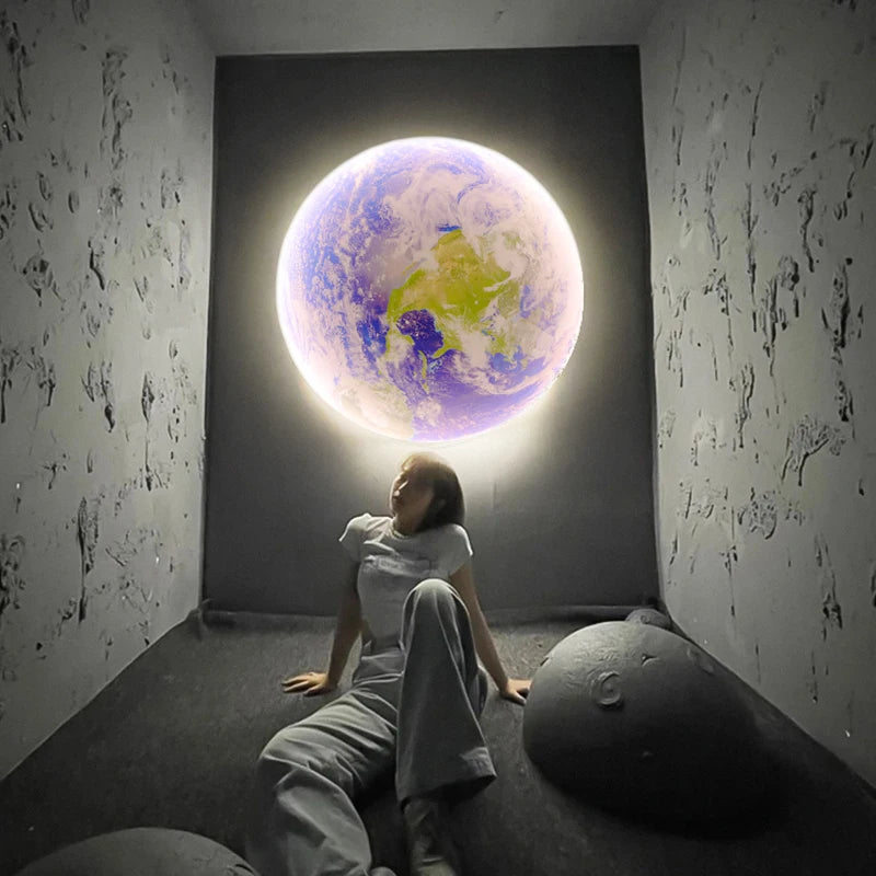 LED Moon Wall Light