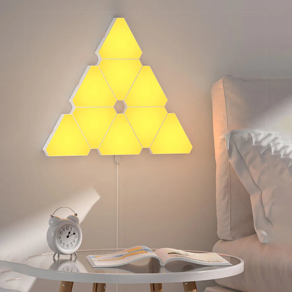 Triangular Quantum LED Wall Light