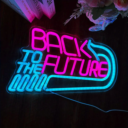 Back to The Future Neon Sign