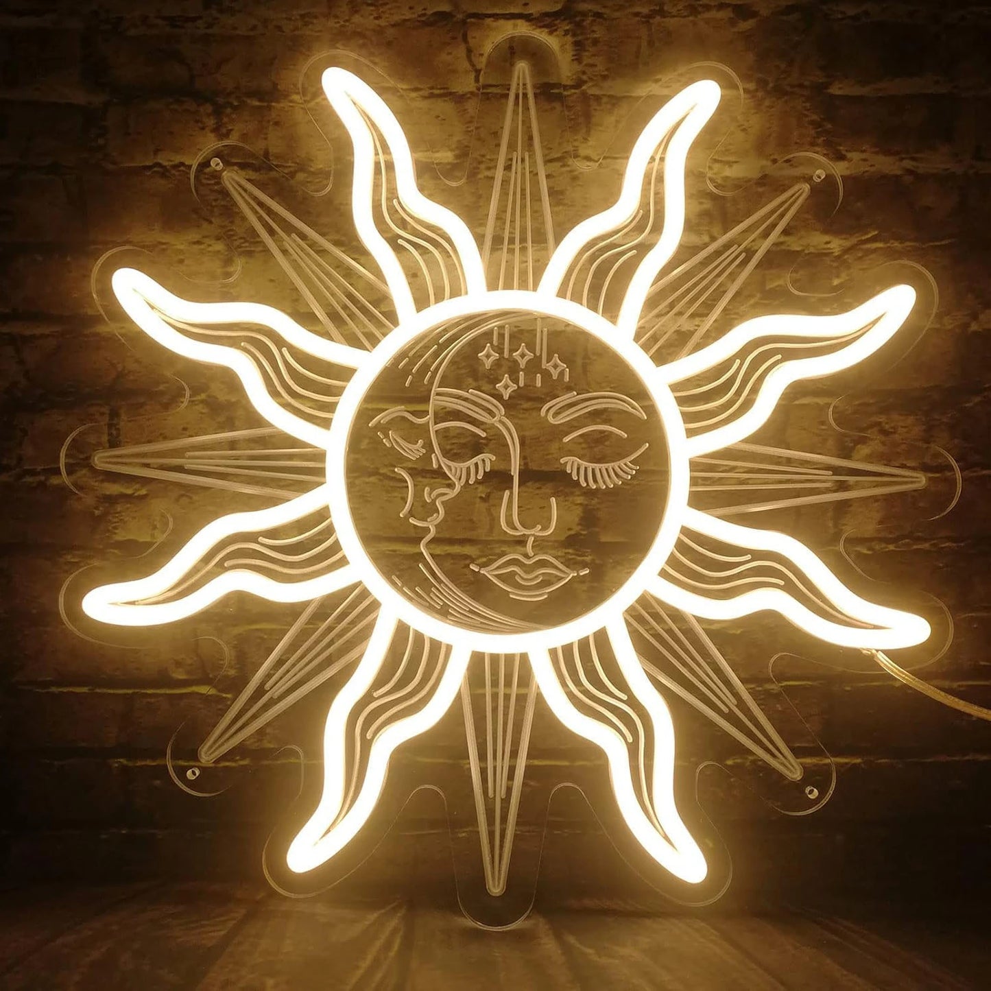 Sun and Moon LED Neon Light