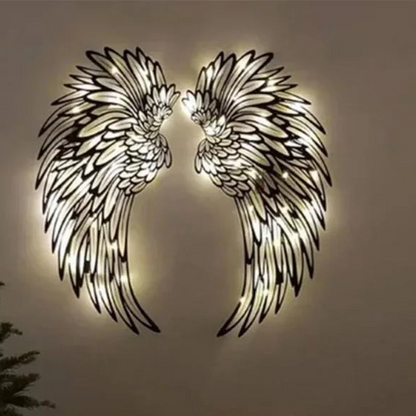 Angel Wings Led Light Metal