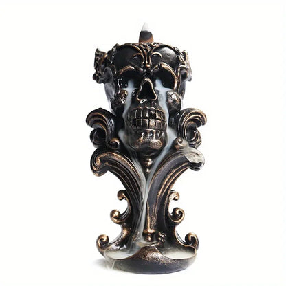 Resin Skull Incense Burner