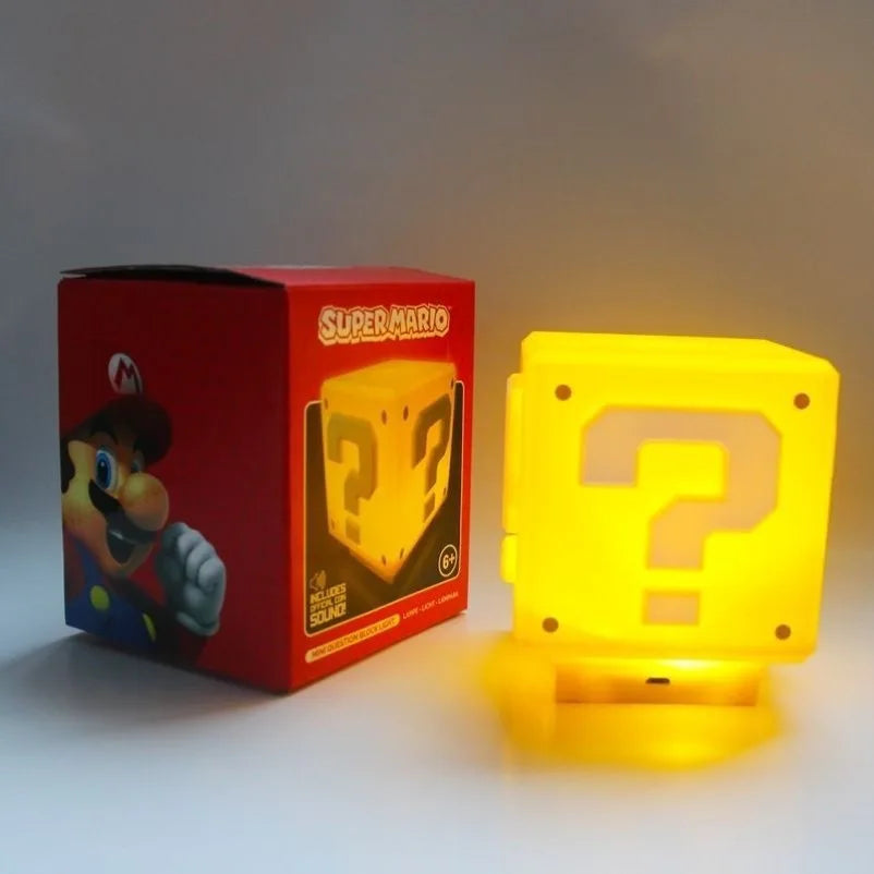 Super Mario Bros Figure LED Question Mark Brick