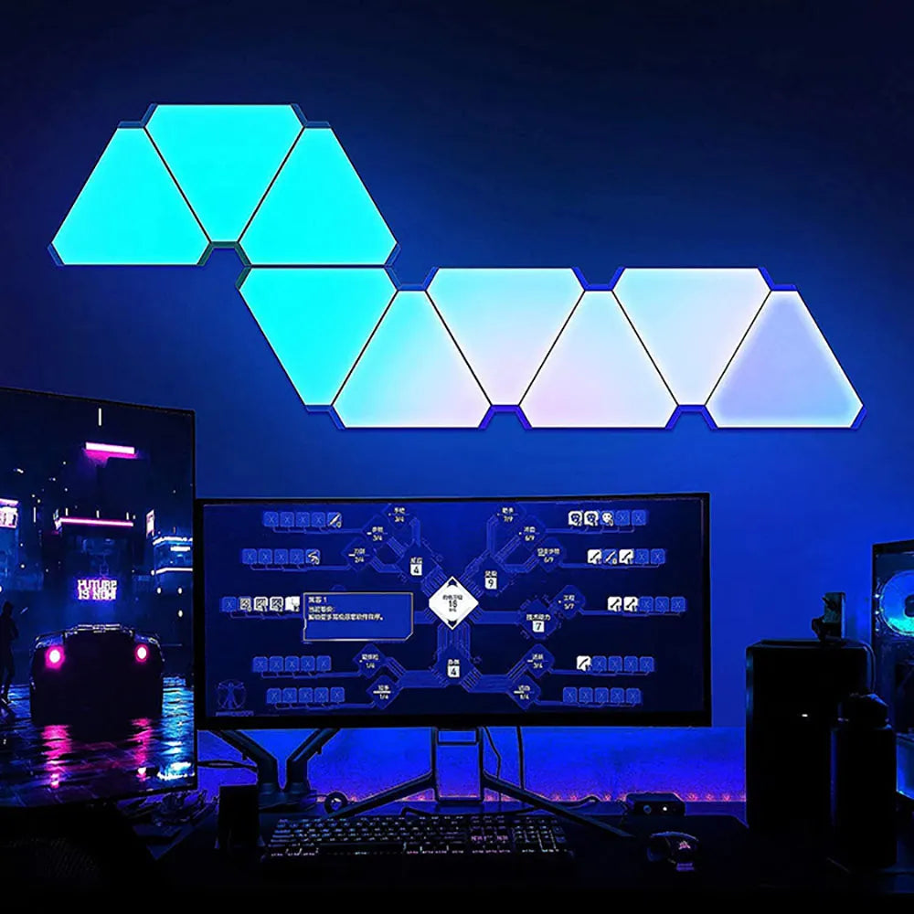 Triangular Quantum LED Wall Light