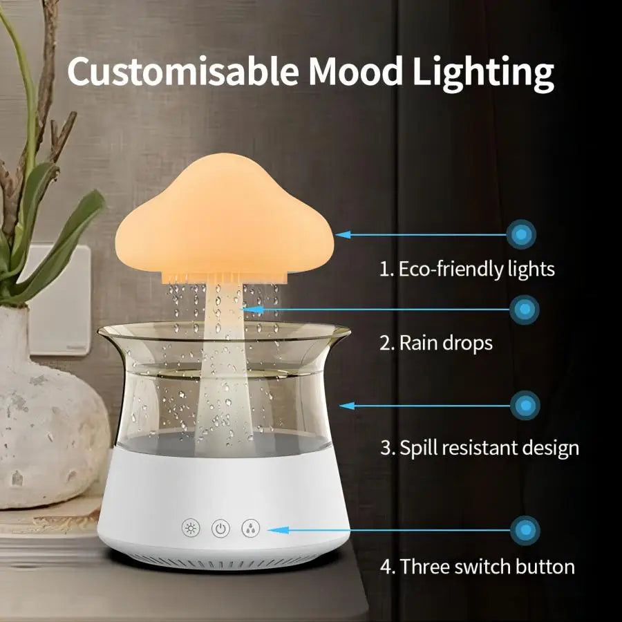 Relax Cloud Rain Diffuser Humidifier Raindrop